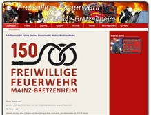 Tablet Screenshot of ff-bretzenheim.de